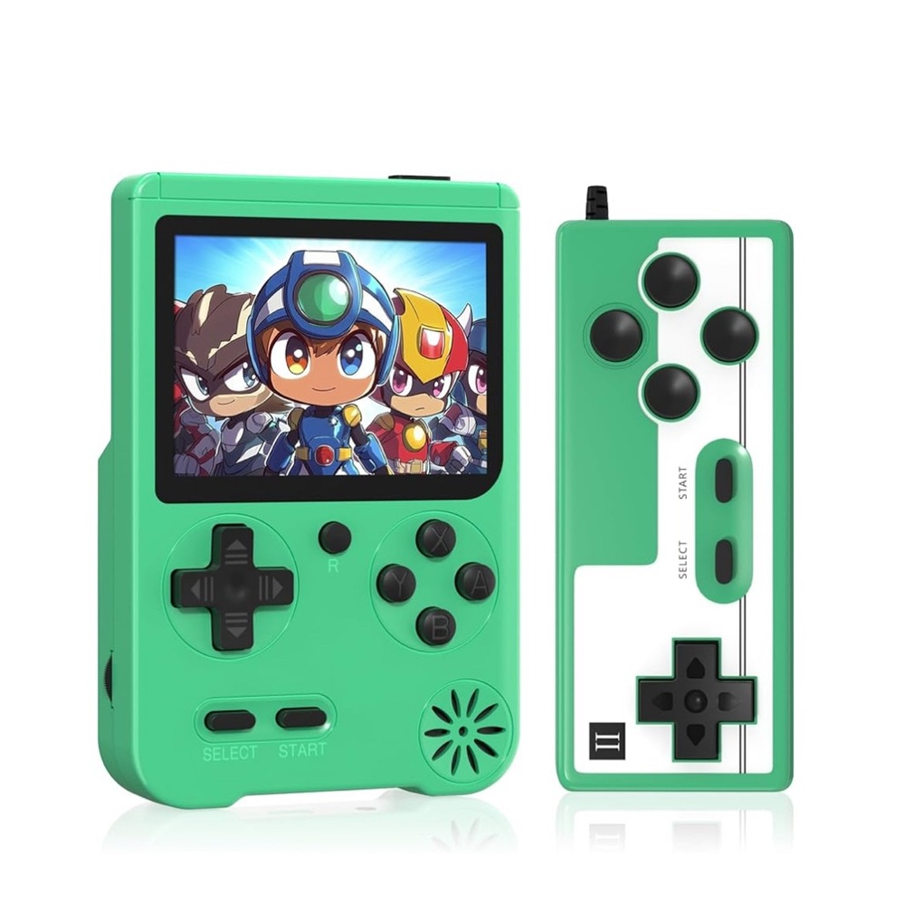 Handheld Games Console, Built-in 500 Video Games, Portable Video Gaming 2 Player